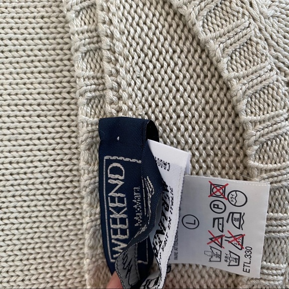 MaxMara Weekend Silk Short Sleeves Knit Top - Picture 5 of 6